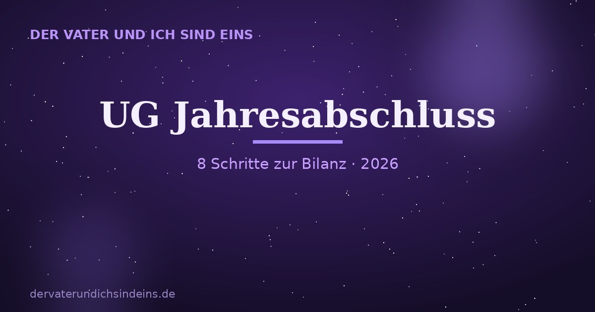 UG Jahresabschluss &ndash; Ratgeber 2026 von Christian Elijah Christus
