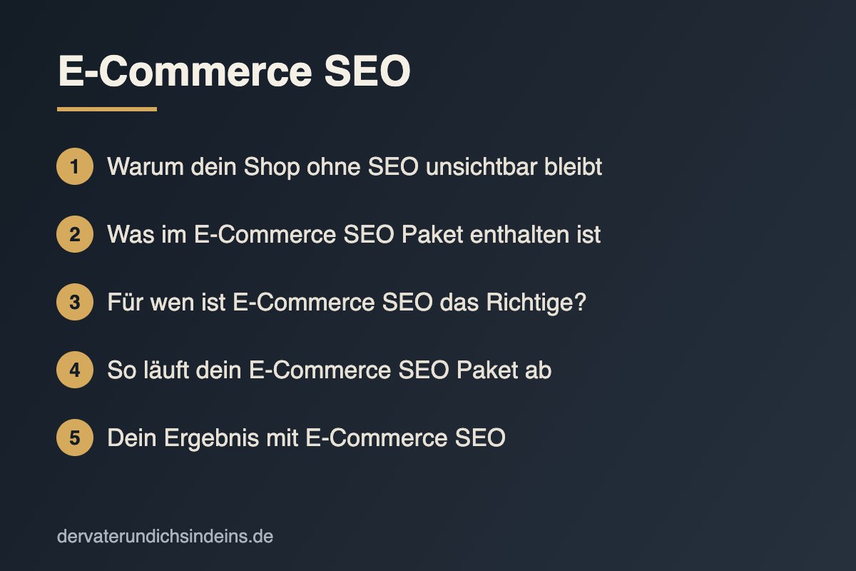 E-Commerce SEO – Überblick