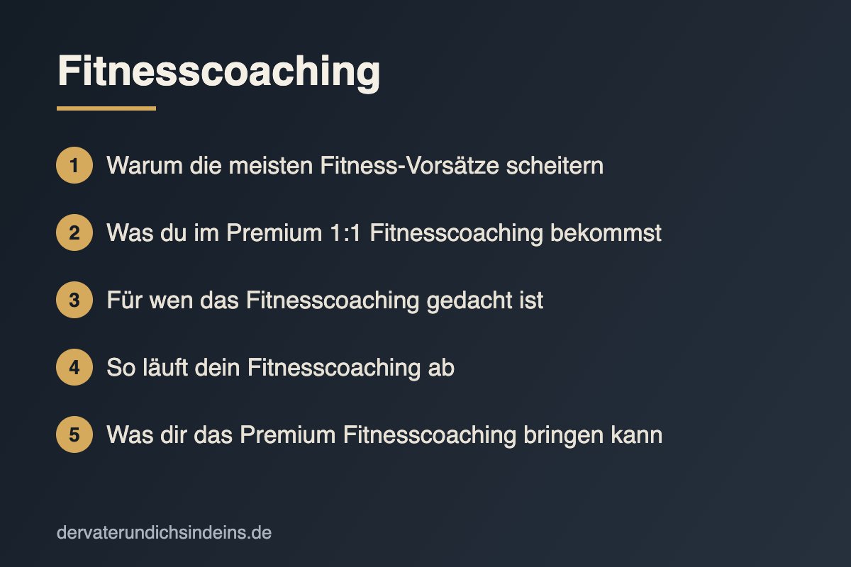 Fitnesscoaching – Überblick